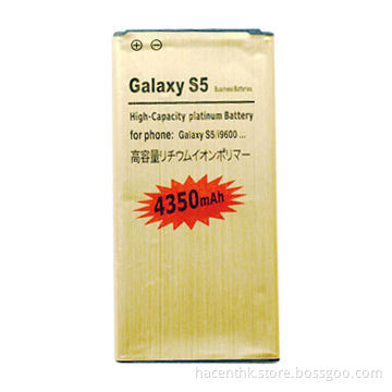 4,350mAh battery for Galaxy s5 golden color